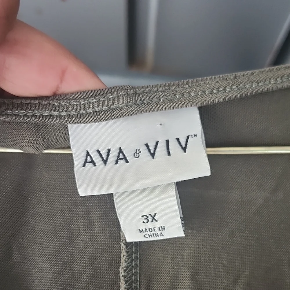 Ava & Viv Olive Maxi Dress - Picture 3 of 8